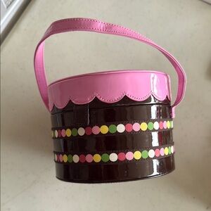 Gymboree Pink and Brown Kids Accessory Bag